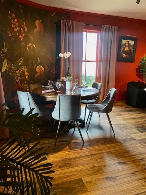 Red room at The House on the River, Fort Lauderdale. (Trey Four Media/Courtesy)